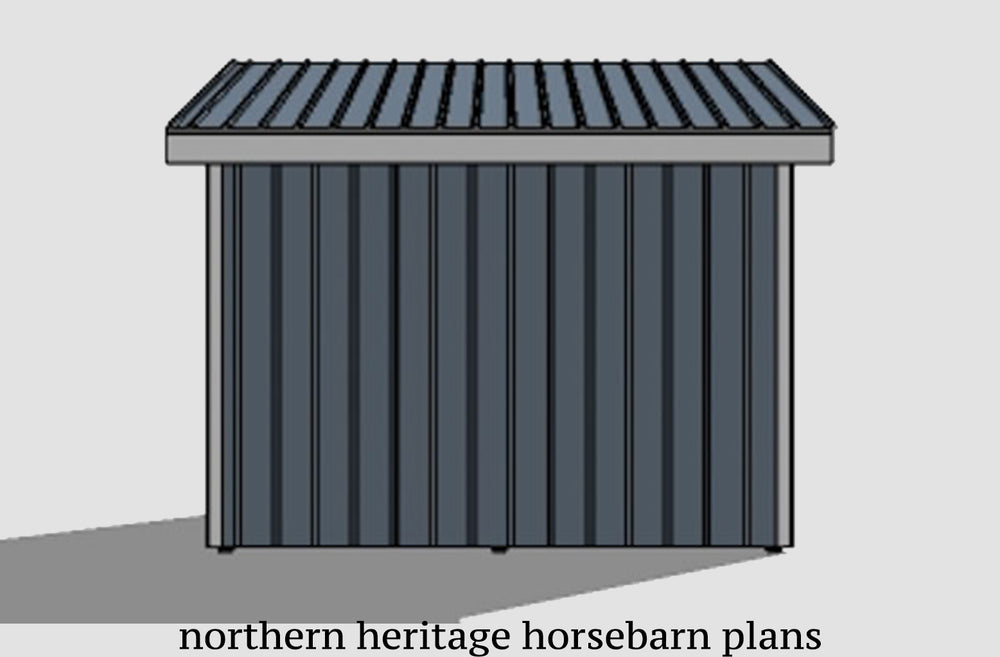 12x12 Horse Barn Plan