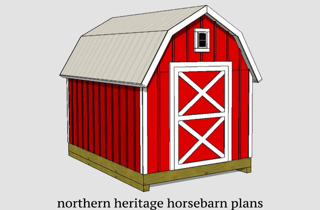 8x14 Gambrel Shed Plan