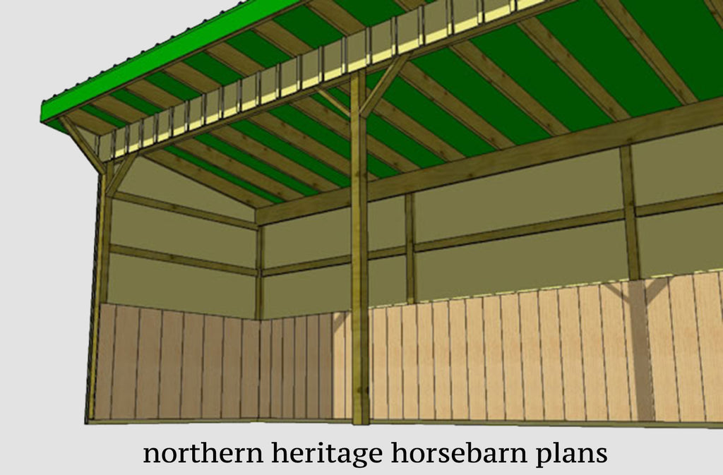 8x24 Run in/loafing Barn Plan for small animals